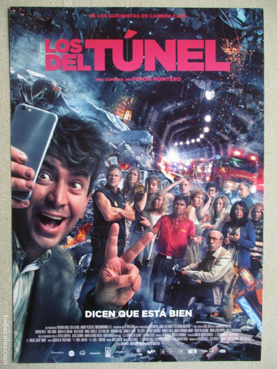 Cinema: LOS DEL TUNEL. GUIA ORIGINAL ESTRENO. PEDIDO MINIMO EN GUIAS 10 EUROS.
