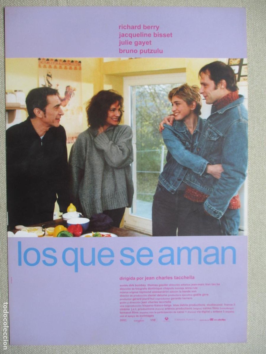 Cinema: LOS QUE SE AMAN. GUIA ORIGINAL ESTRENO. PEDIDO MINIMO EN GUIAS 10 EUROS.