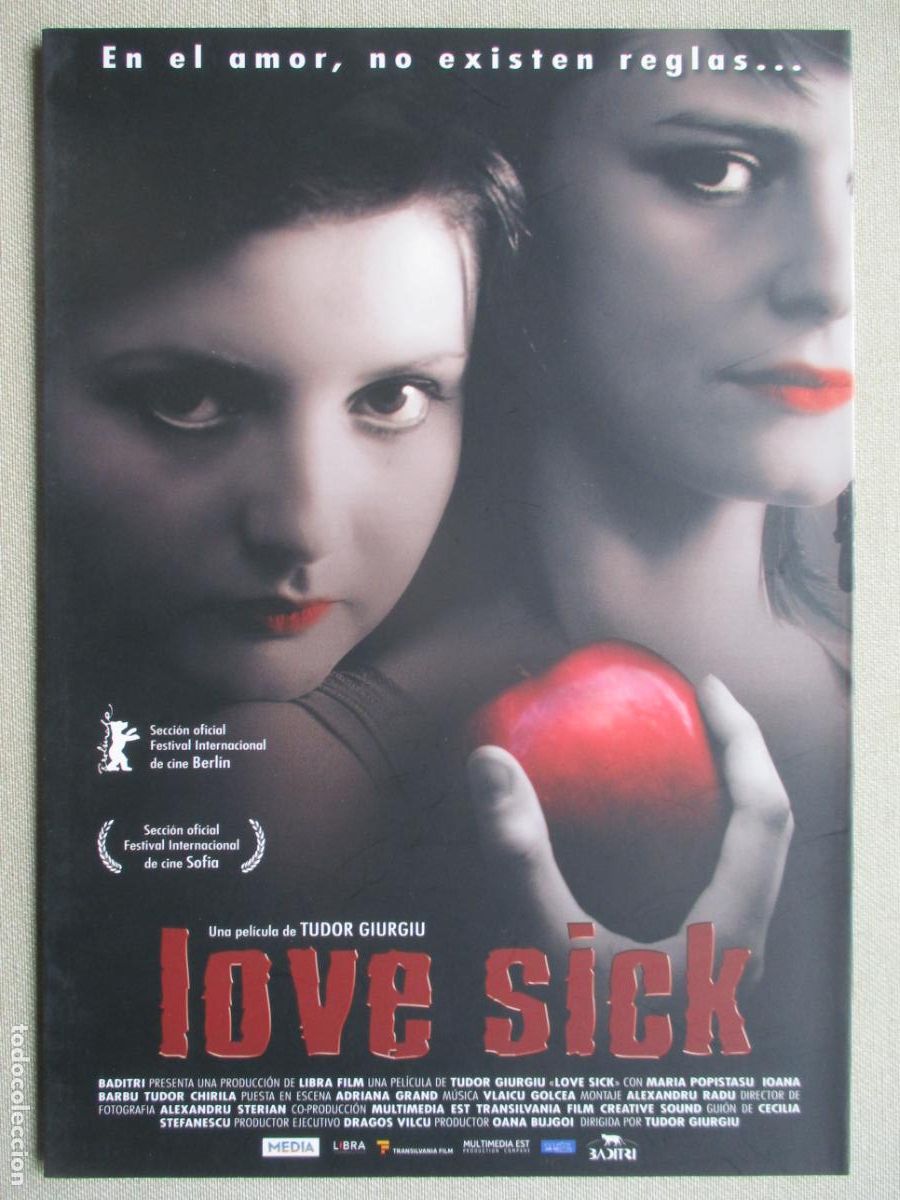 Cinema: LOVE SICK. GUIA ORIGINAL ESTRENO. PEDIDO MINIMO EN GUIAS 10 EUROS.