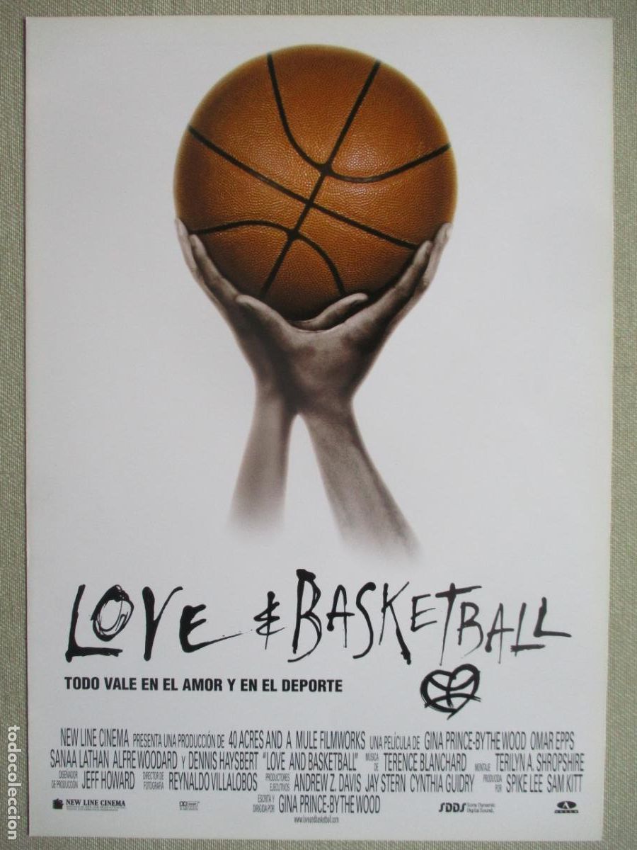 Cinema: LOVE & BASKETBALL. GUIA ORIGINAL ESTRENO. PEDIDO MINIMO EN GUIAS 10 EUROS.