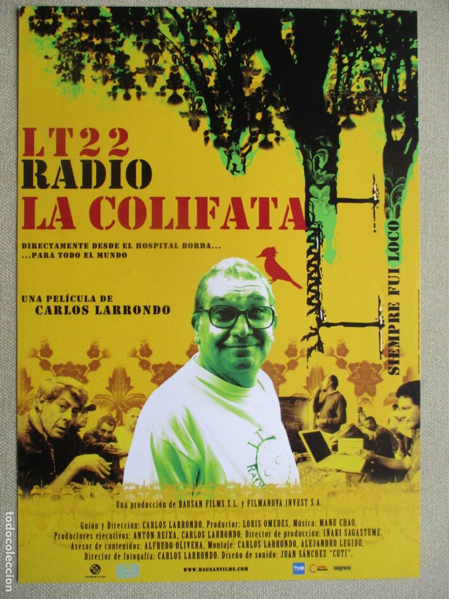 Kino: LT22 RADIO LA COLIFATA. GUIA ORIGINAL ESTRENO. PEDIDO MINIMO EN GUIAS 10 EUROS.