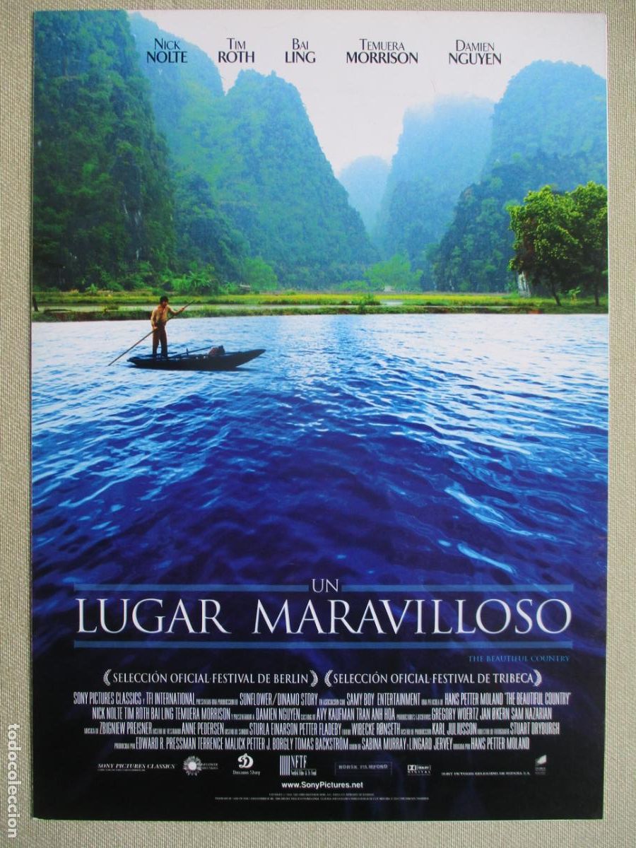 Kino: UN LUGAR MARAVILLOSO. GUIA ORIGINAL ESTRENO. PEDIDO MINIMO EN GUIAS 10 EUROS.