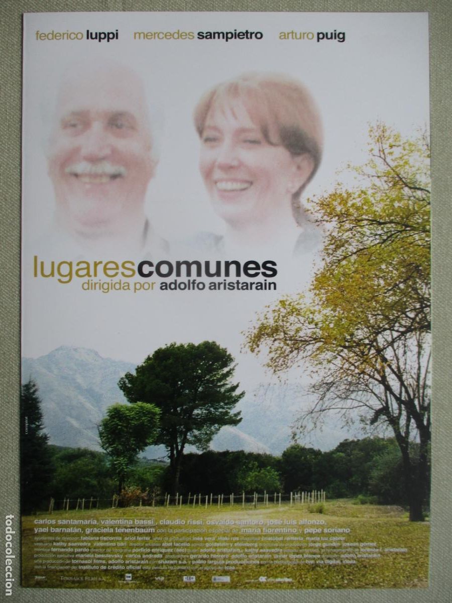Kino: LUGARES COMUNES. GUIA ORIGINAL ESTRENO. PEDIDO MINIMO EN GUIAS 10 EUROS.