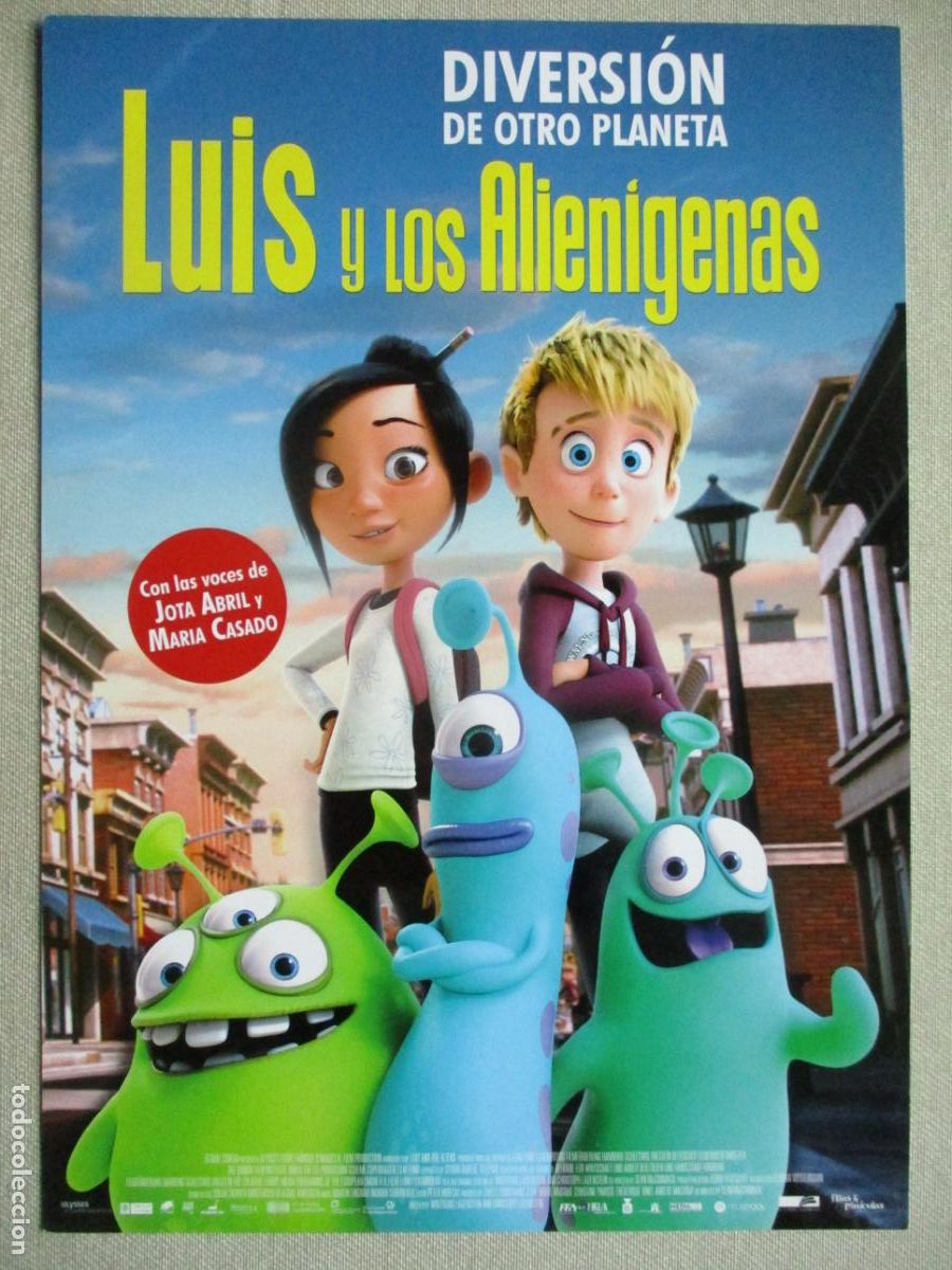 Kino: LUIS Y LOS ALIENIGENAS. GUIA ORIGINAL ESTRENO. PEDIDO MINIMO EN GUIAS 10 EUROS.