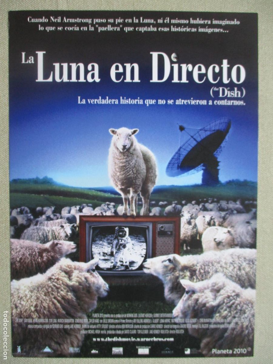 Kino: LA LUNA EN DIRECTO. GUIA ORIGINAL ESTRENO. PEDIDO MINIMO EN GUIAS 10 EUROS.