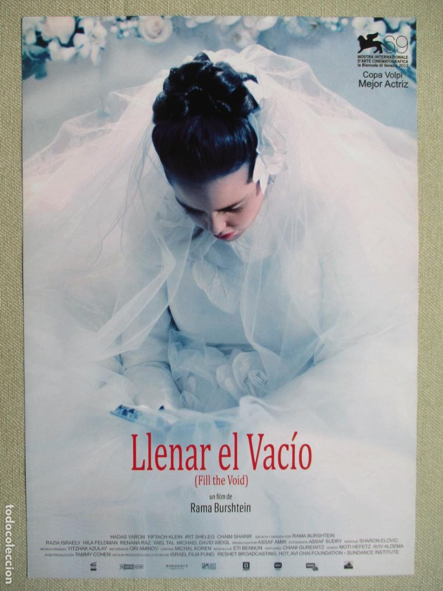 Kino: LLENAR EL VACIO. GUIA ORIGINAL ESTRENO. PEDIDO MINIMO EN GUIAS 10 EUROS.