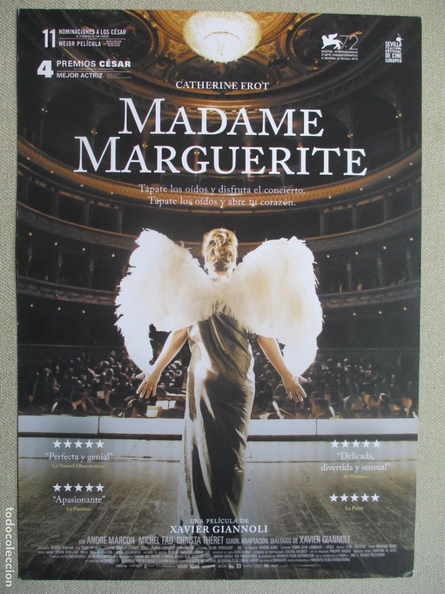 Kino: MADAME MARGUERITE. GUIA ORIGINAL ESTRENO. PEDIDO MINIMO EN GUIAS 10 EUROS.