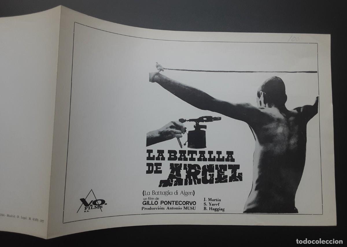 Kino: LA BATALLA DE ARGEL, DE GILLO PONTECORVO.