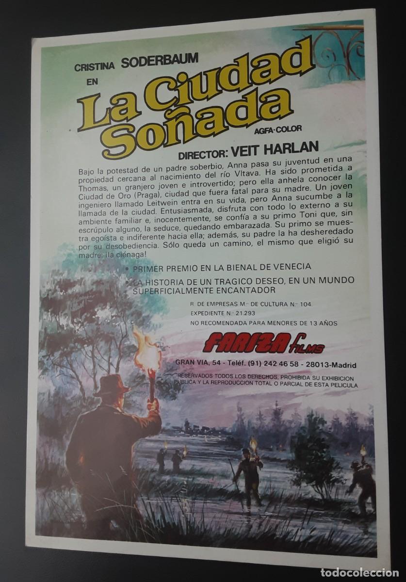 Cine: LA CIUDAD SO&Ntilde;ADA, CRISTINA SODERBAUM, EUGEN KLINGER, PAUL KLOPFER. - Foto 2
