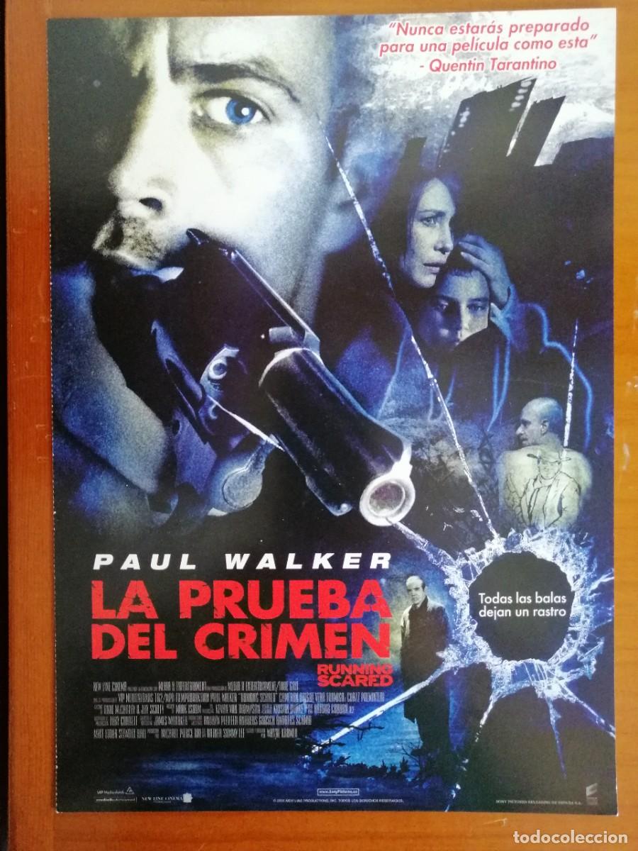 Cinema: G6596 LA PRUEBA DEL CRIMEN (RUNNING SCARED)-DOBLE