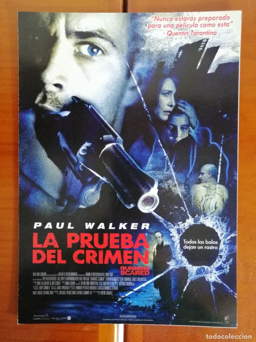 Cinema: G6597 LA PRUEBA DEL CRIMEN (RUNNING SCARED)-DOBLE
