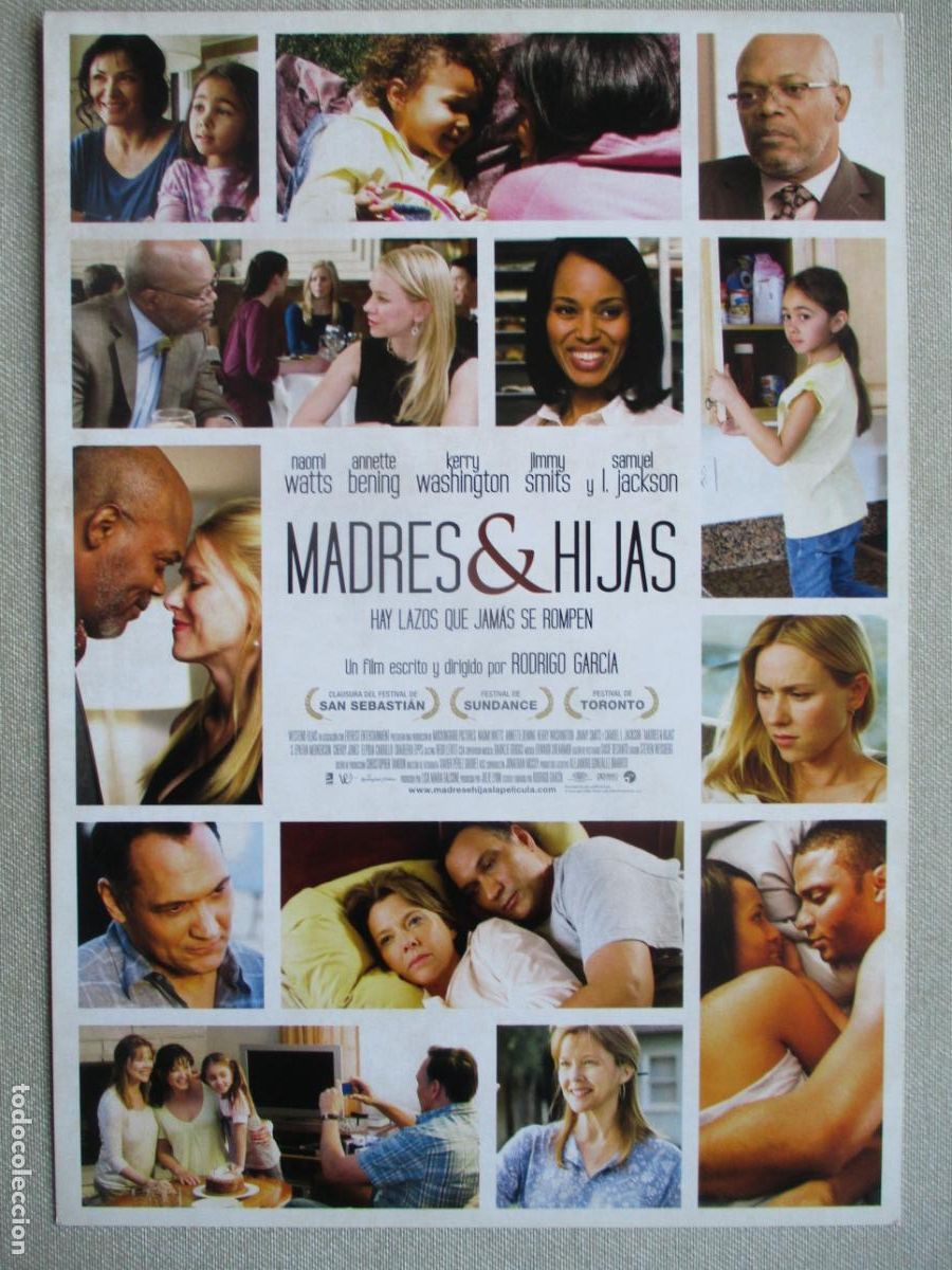 Cinema: MADRES & HIJAS. GUIA ORIGINAL ESTRENO. PEDIDO MINIMO EN GUIAS 10 EUROS.