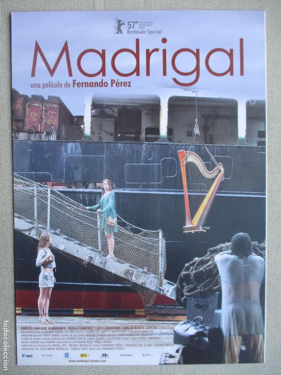 Cinema: MADRIGAL. GUIA ORIGINAL ESTRENO. PEDIDO MINIMO EN GUIAS 10 EUROS.