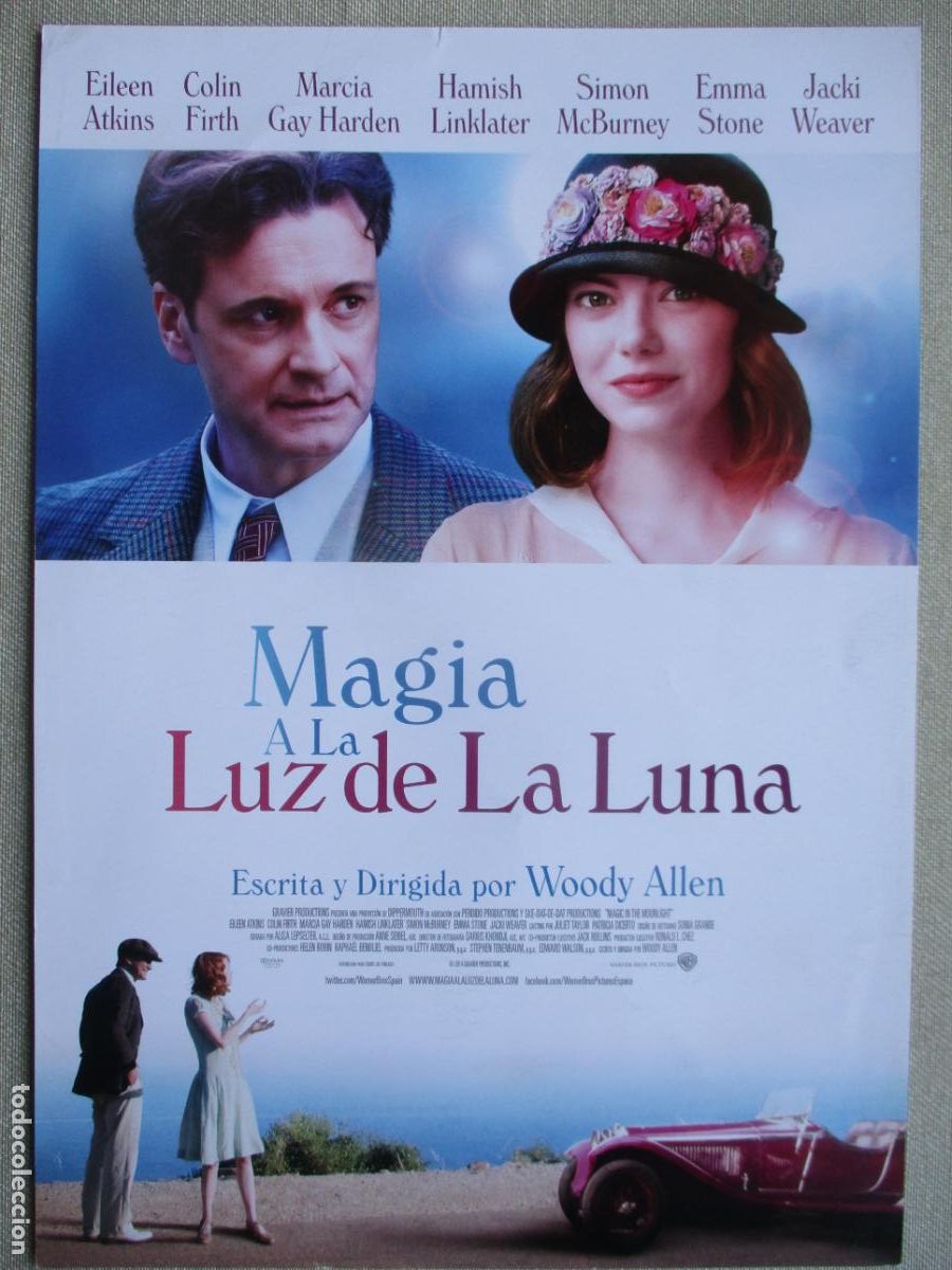 Cinema: MAGIA A LA LUZ DE LA LUNA. GUIA ORIGINAL ESTRENO. PEDIDO MINIMO EN GUIAS 10 EUROS.