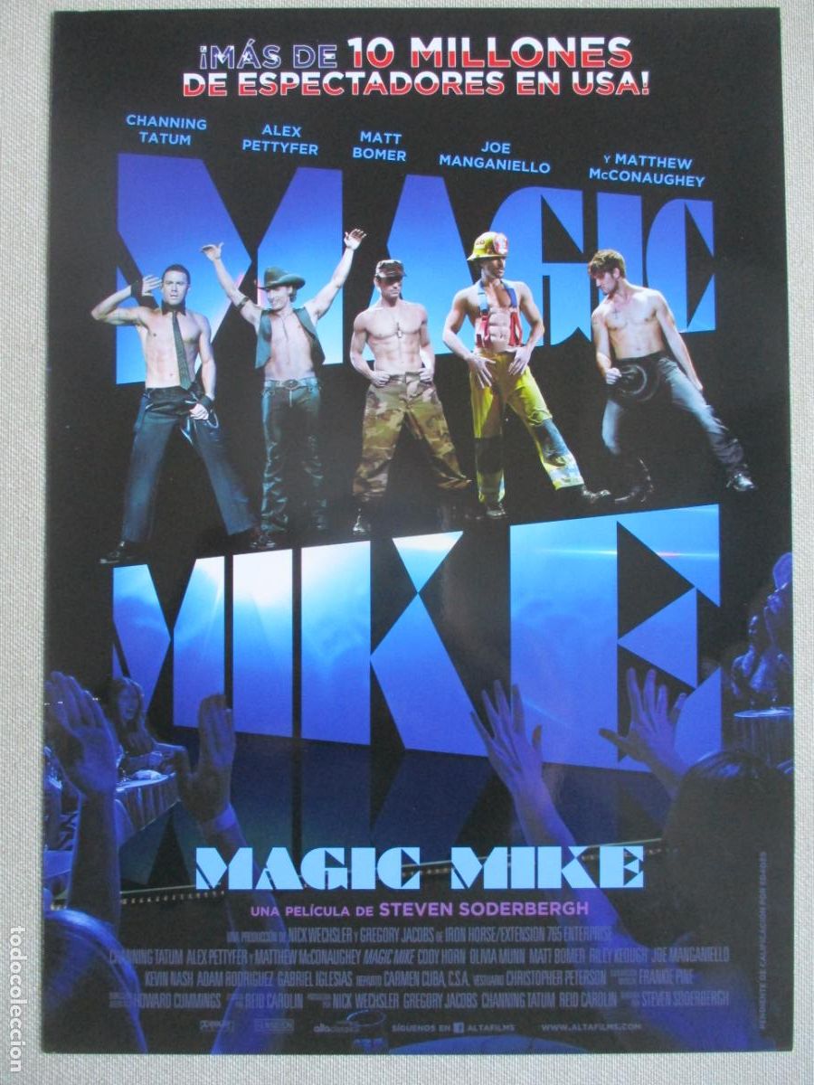 Cinema: MAGIC MIKE. GUIA ORIGINAL ESTRENO. PEDIDO MINIMO EN GUIAS 10 EUROS.