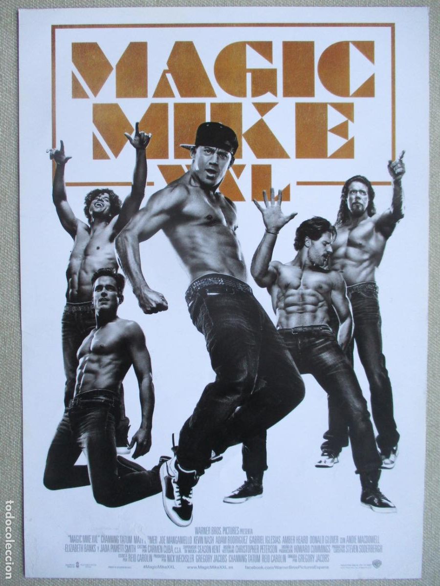 Cinema: MAGIC MIKE XXL. GUIA ORIGINAL ESTRENO. PEDIDO MINIMO EN GUIAS 10 EUROS.