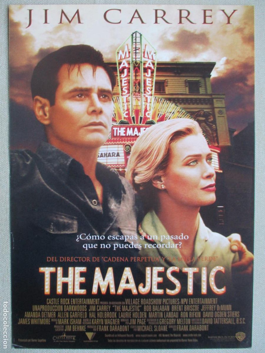 Cinema: THE MAJESTIC. GUIA ORIGINAL ESTRENO. PEDIDO MINIMO EN GUIAS 10 EUROS.