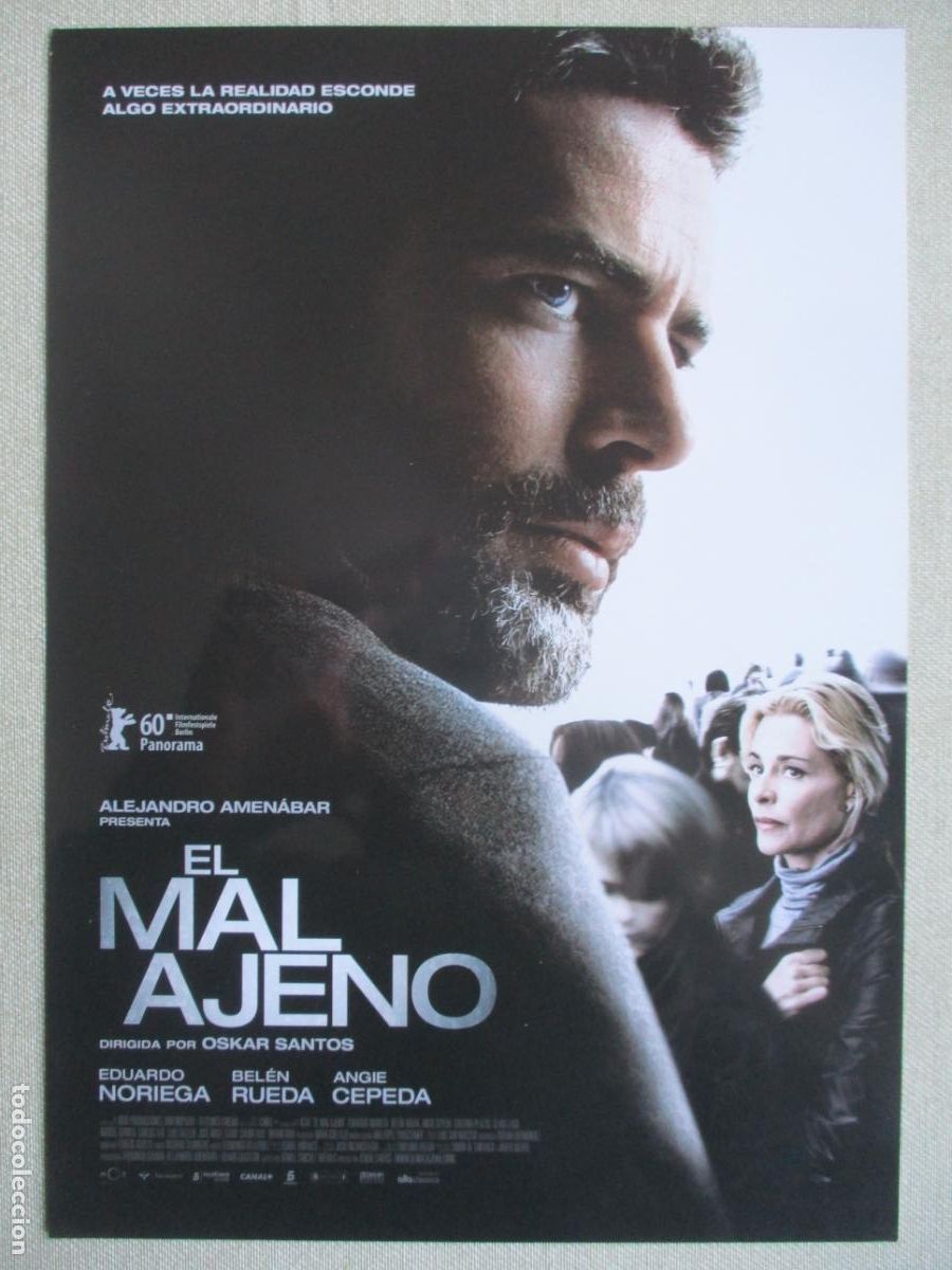 Cinema: EL MAL AJENO. GUIA ORIGINAL ESTRENO. PEDIDO MINIMO EN GUIAS 10 EUROS.