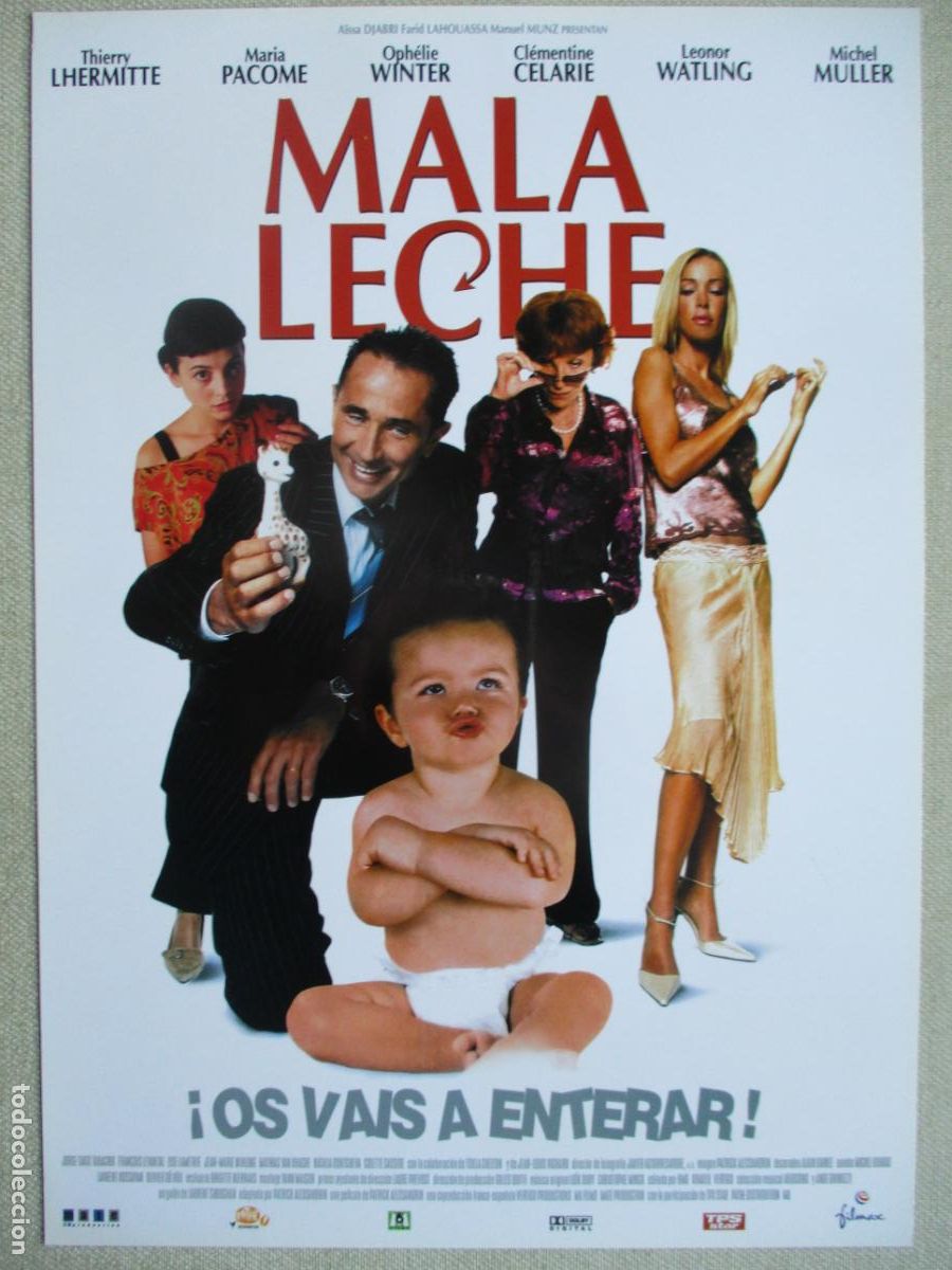 Cinema: MALA LECHE. GUIA ORIGINAL ESTRENO. PEDIDO MINIMO EN GUIAS 10 EUROS.
