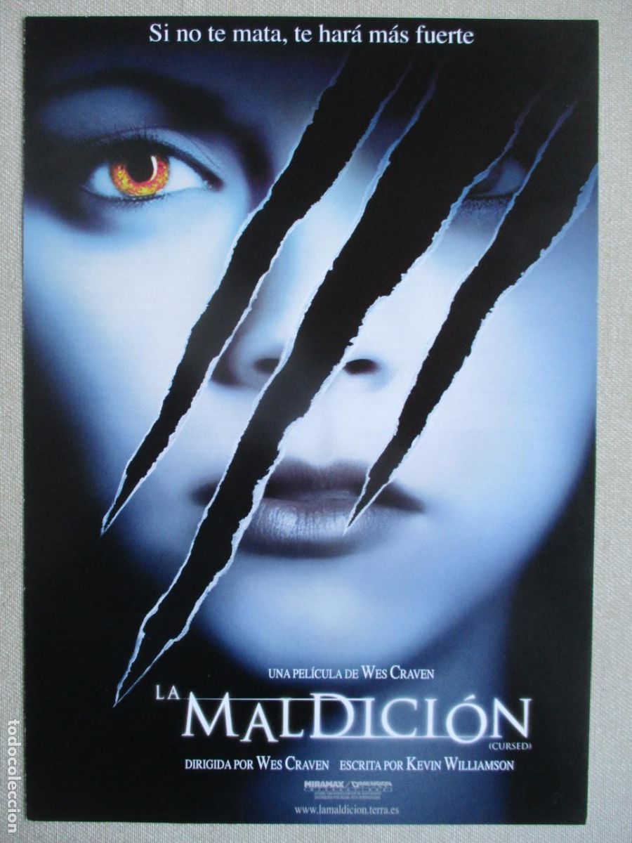 Cine: LA MALDICION. GUIA ORIGINAL ESTRENO. PEDIDO MINIMO EN GUIAS 10 EUROS.