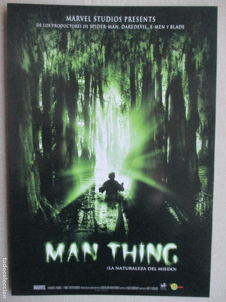 Kino: MAN THING. GUIA ORIGINAL ESTRENO. PEDIDO MINIMO EN GUIAS 10 EUROS.