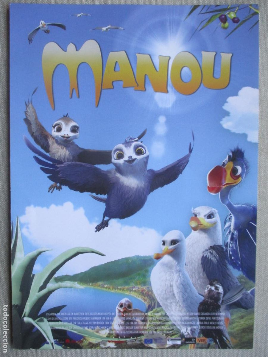 Kino: MANOU. GUIA ORIGINAL ESTRENO. PEDIDO MINIMO EN GUIAS 10 EUROS.