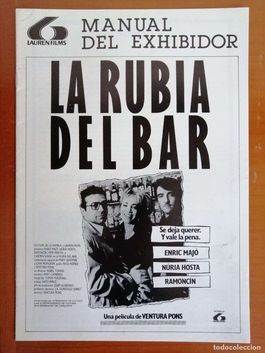 Kino: G6640 LA RUBIA DEL BAR-LIBRO 8 PAGINAS