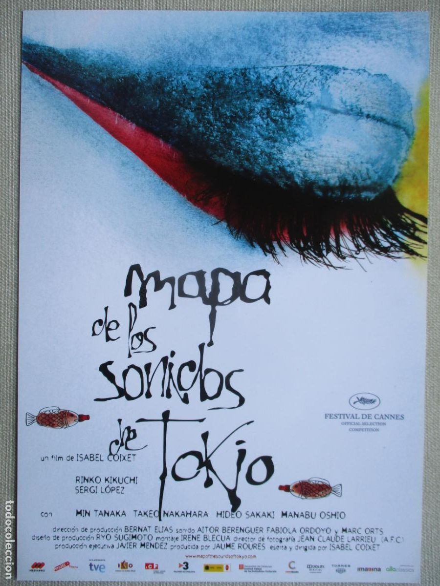 Kino: MAPA DE LOS SONIDOS DE TOKIO. GUIA ORIGINAL ESTRENO. PEDIDO MINIMO EN GUIAS 10 EUROS.