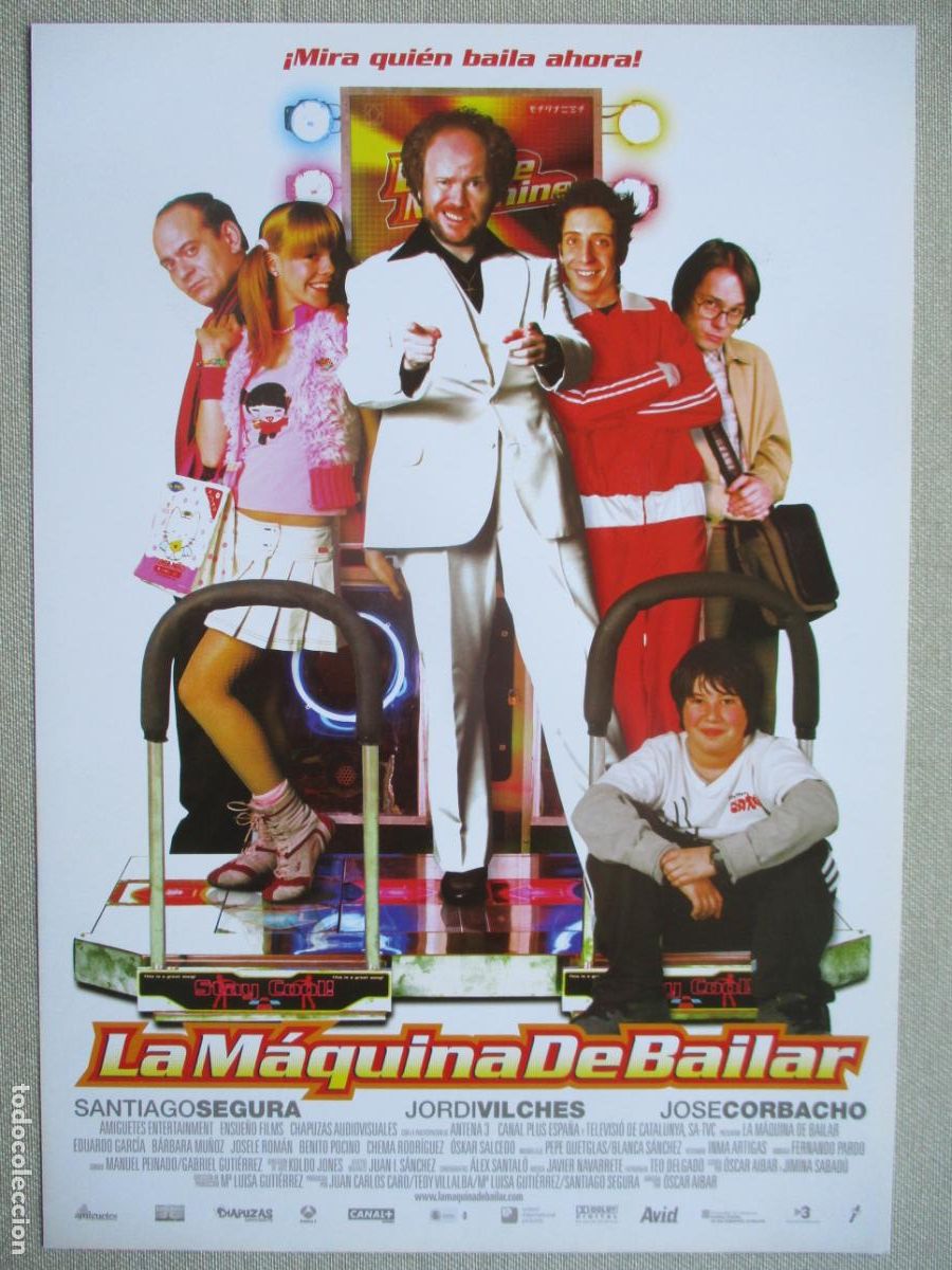 Kino: LA MAQUINA DE BAILAR. GUIA ORIGINAL ESTRENO. PEDIDO MINIMO EN GUIAS 10 EUROS.
