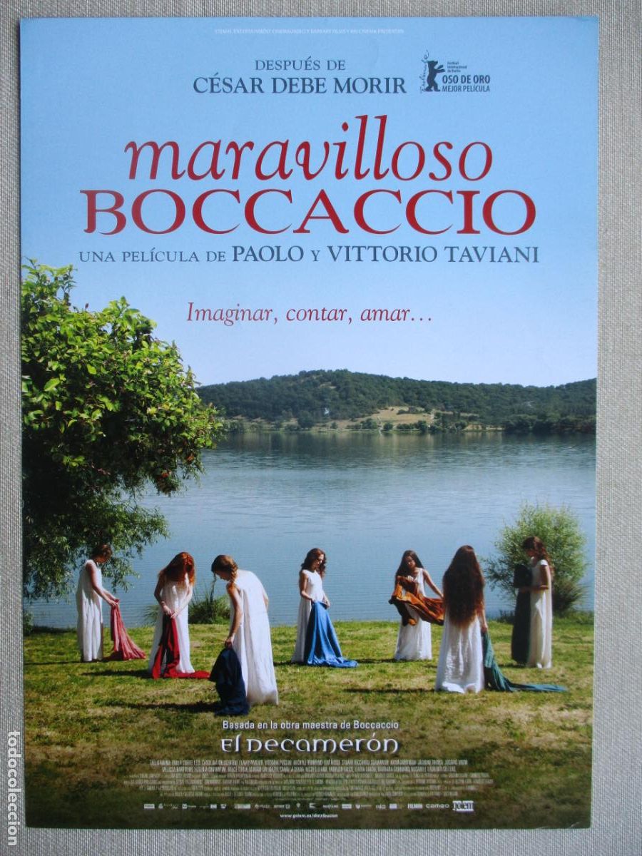 Kino: MARAVILLOSO BOCCACCIO. GUIA ORIGINAL ESTRENO. PEDIDO MINIMO EN GUIAS 10 EUROS.