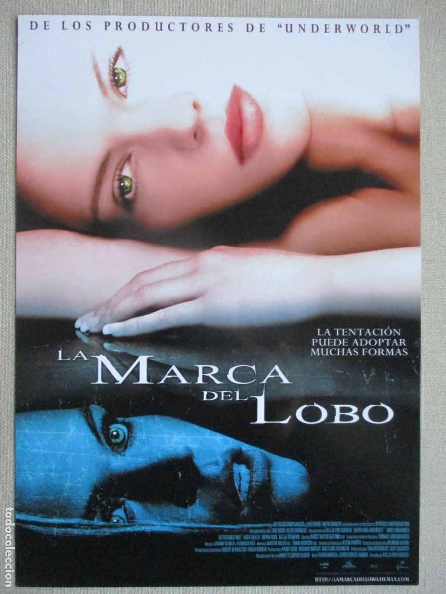 Kino: LA MARCA DEL LOBO. GUIA ORIGINAL ESTRENO. PEDIDO MINIMO EN GUIAS 10 EUROS.