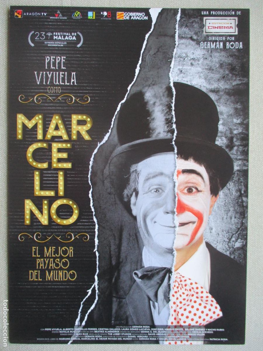 Cinema: MARCELINO. GUIA ORIGINAL ESTRENO. PEDIDO MINIMO EN GUIAS 10 EUROS.