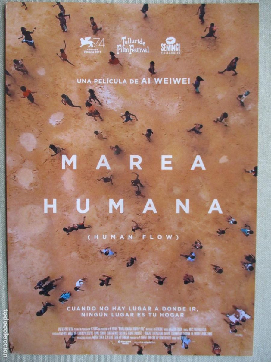 Kino: MAREA HUMANA. GUIA ORIGINAL ESTRENO. PEDIDO MINIMO EN GUIAS 10 EUROS.