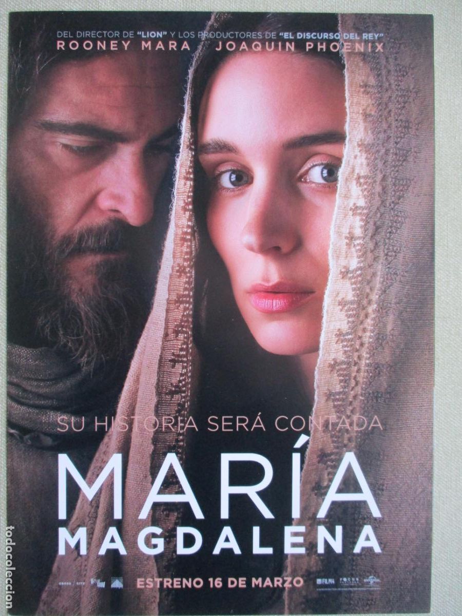 Cinema: MARIA MAGDALENA. GUIA ORIGINAL ESTRENO. PEDIDO MINIMO EN GUIAS 10 EUROS.