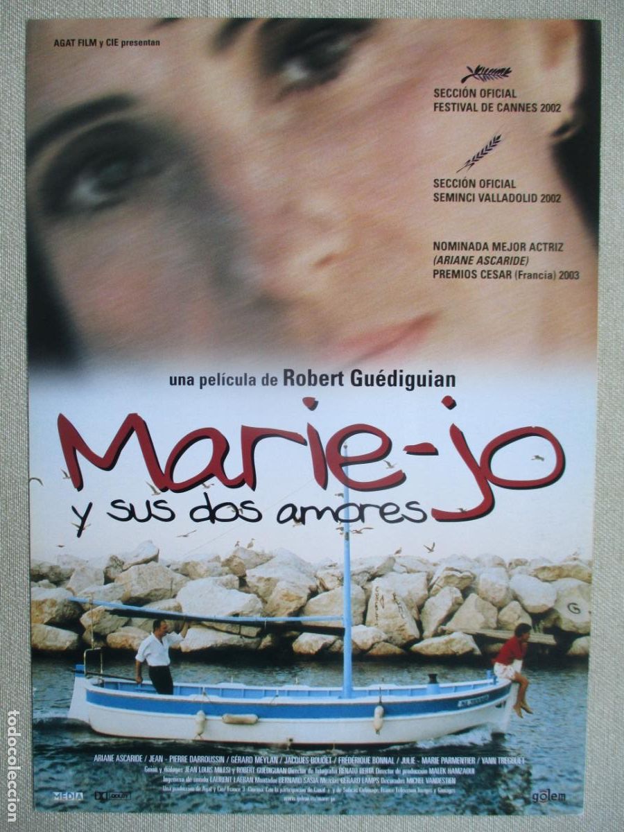 Kino: MARIE-JO Y SUS DOS AMORES. GUIA ORIGINAL ESTRENO. PEDIDO MINIMO EN GUIAS 10 EUROS.