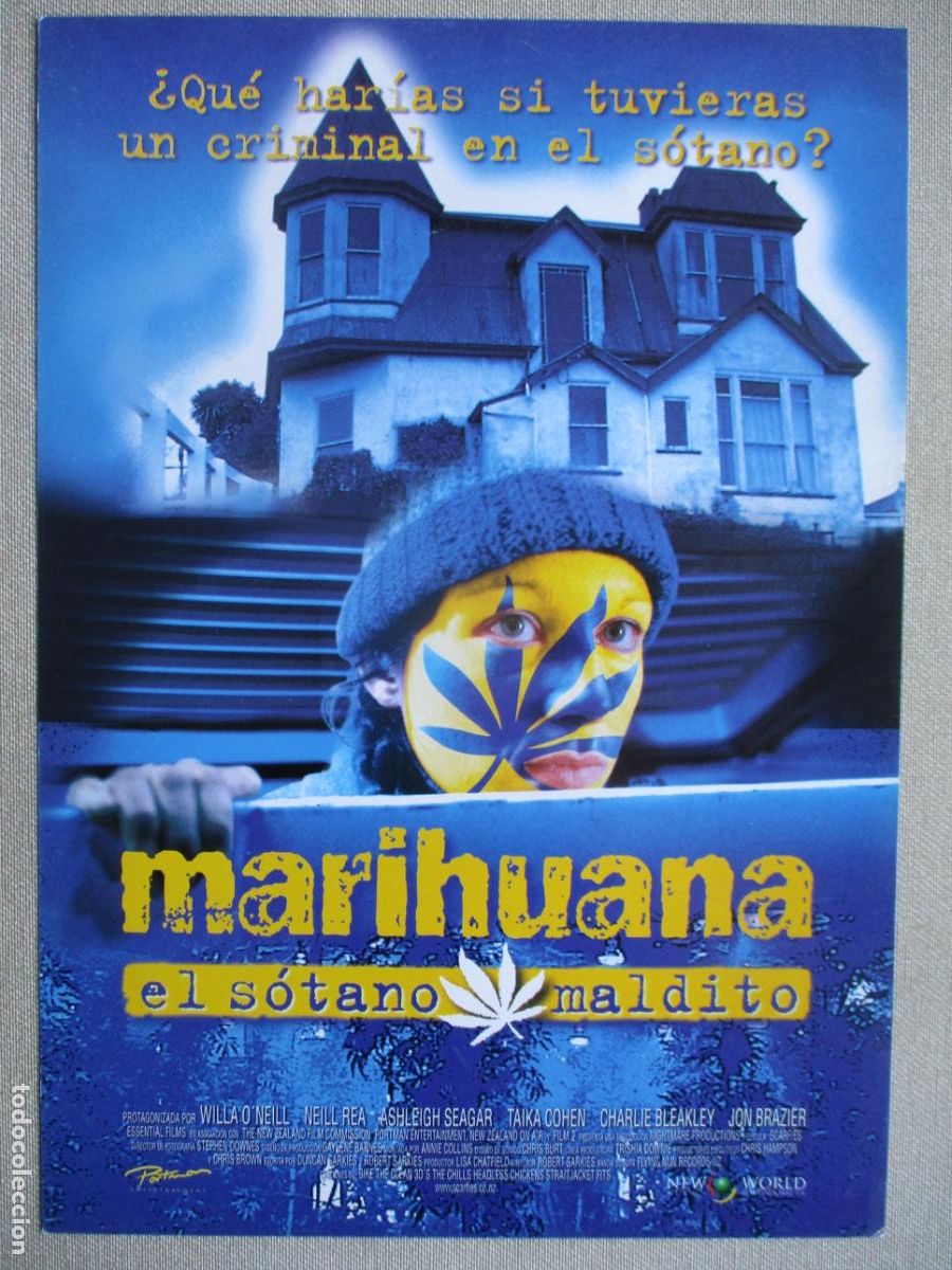 Kino: MARIHUANA EL SOTANO MALDITO. GUIA ORIGINAL ESTRENO. PEDIDO MINIMO EN GUIAS 10 EUROS.