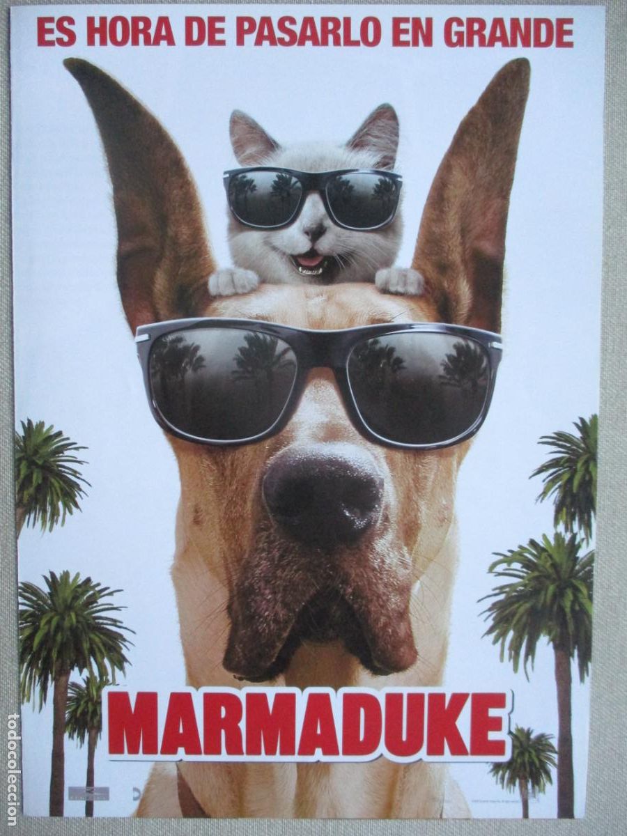 Cinema: MARMADUKE. GUIA ORIGINAL ESTRENO. PEDIDO MINIMO EN GUIAS 10 EUROS.