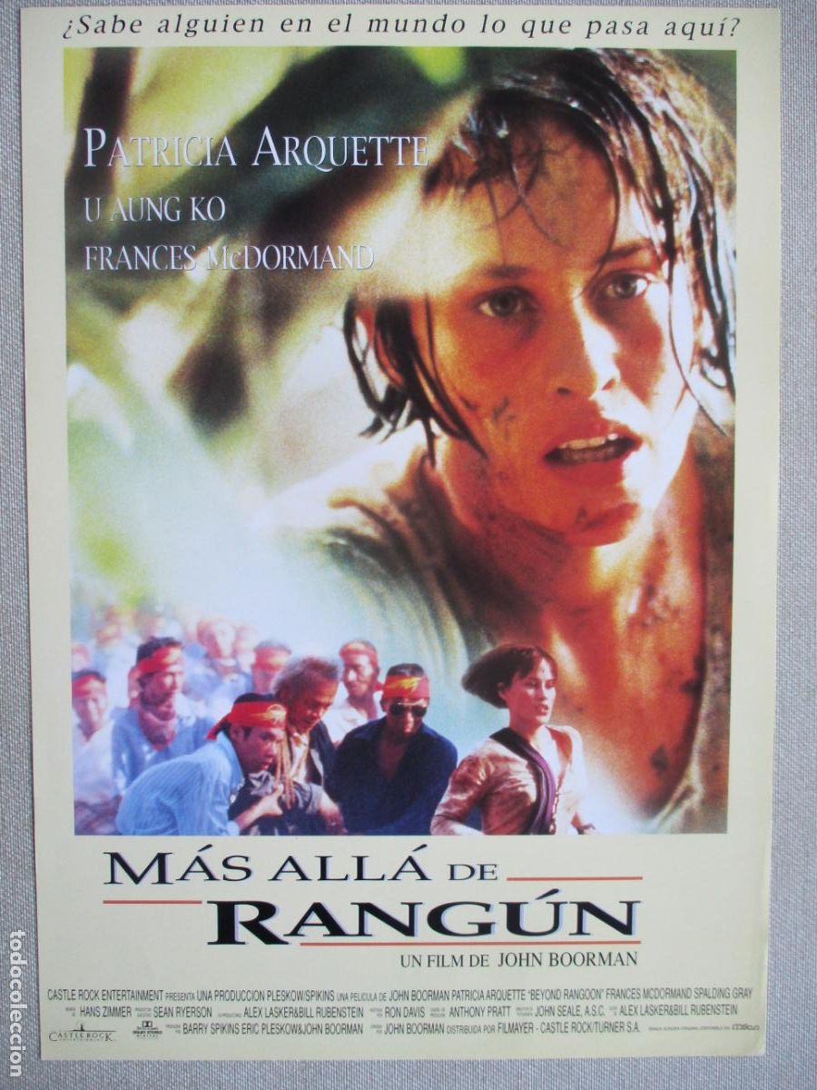 Cinema: MAS ALLA DE RANGUN. GUIA ORIGINAL ESTRENO. PEDIDO MINIMO EN GUIAS 10 EUROS.