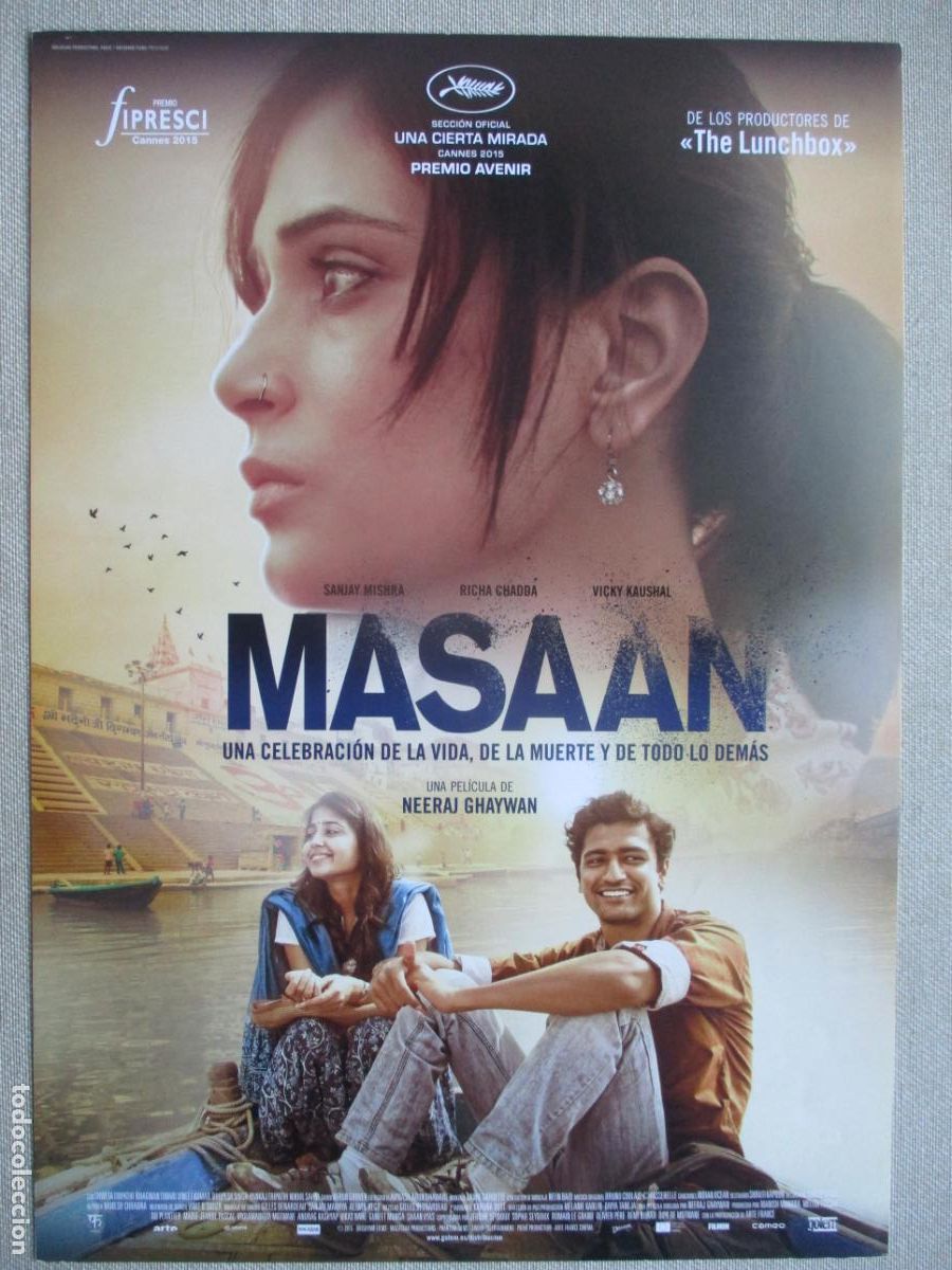 Cinema: MASAAN. GUIA ORIGINAL ESTRENO. PEDIDO MINIMO EN GUIAS 10 EUROS.