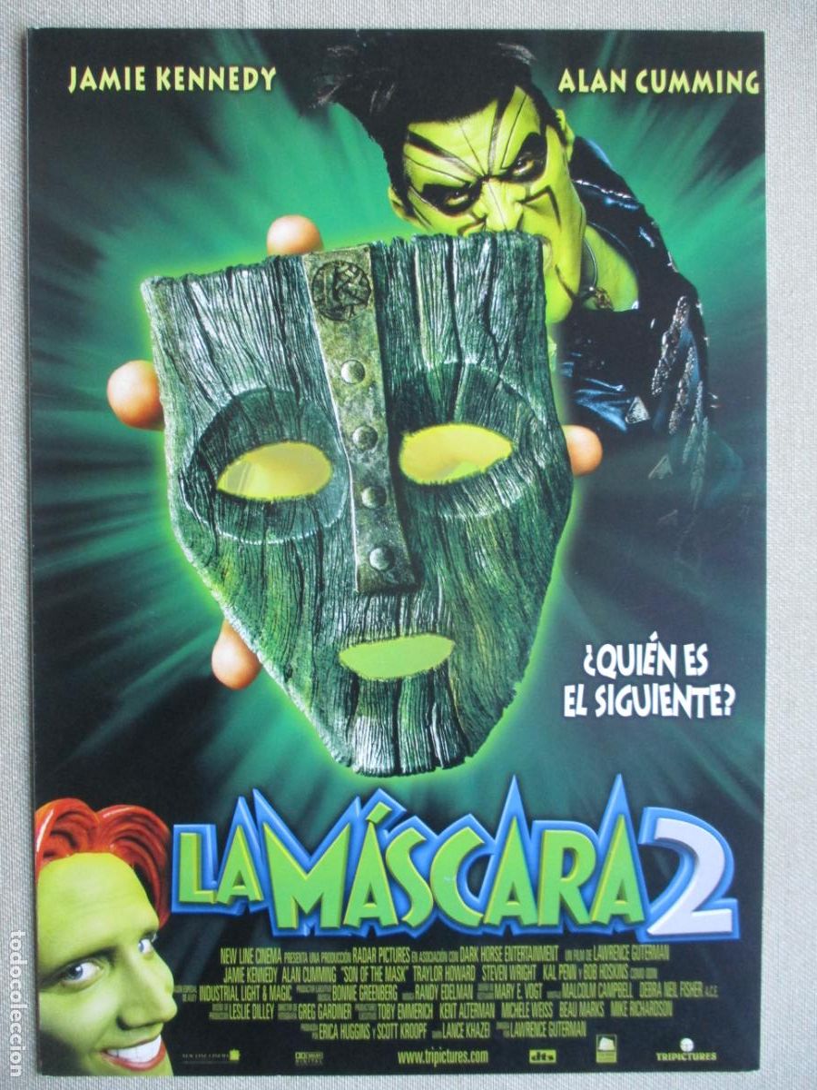Cinema: LA MASCARA 2. GUIA ORIGINAL ESTRENO. PEDIDO MINIMO EN GUIAS 10 EUROS.