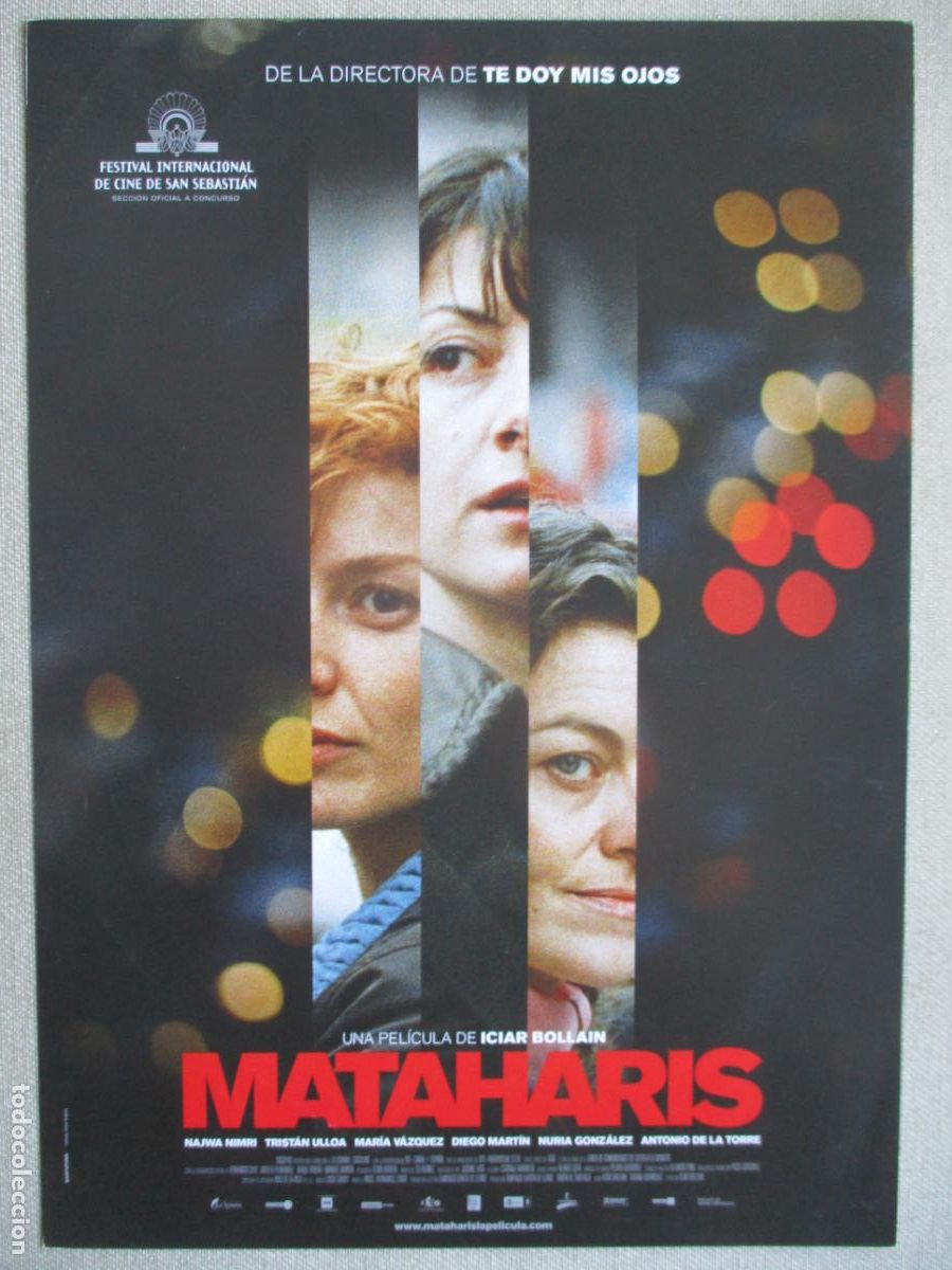 Cinema: MATAHARIS. GUIA ORIGINAL ESTRENO. PEDIDO MINIMO EN GUIAS 10 EUROS.