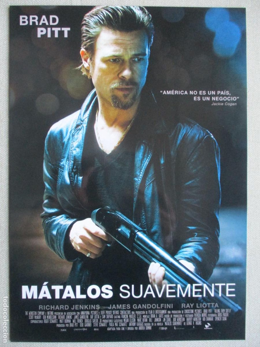 Cinema: MATALOS SUAVEMENTE. GUIA ORIGINAL ESTRENO. PEDIDO MINIMO EN GUIAS 10 EUROS.