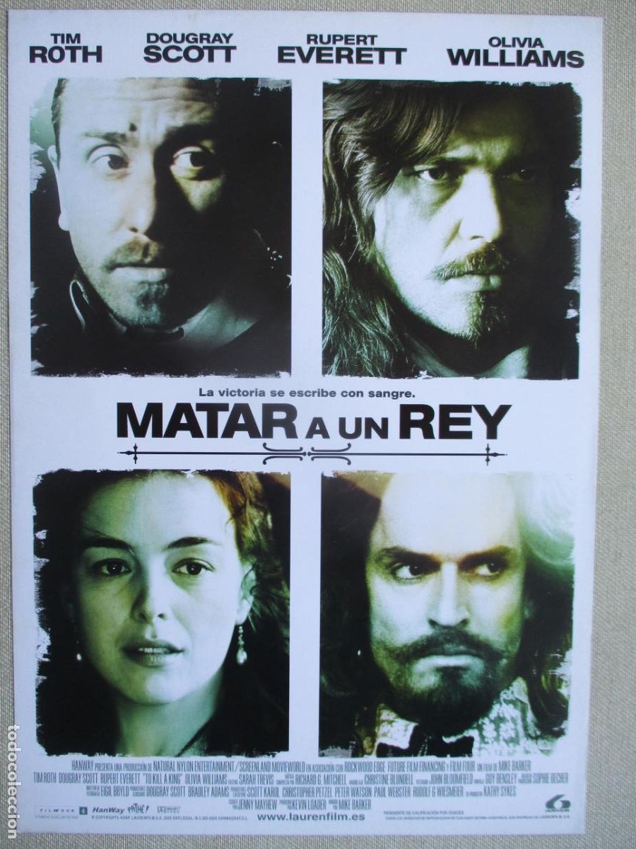 Cinema: MATAR A UN REY. GUIA ORIGINAL ESTRENO. PEDIDO MINIMO EN GUIAS 10 EUROS.