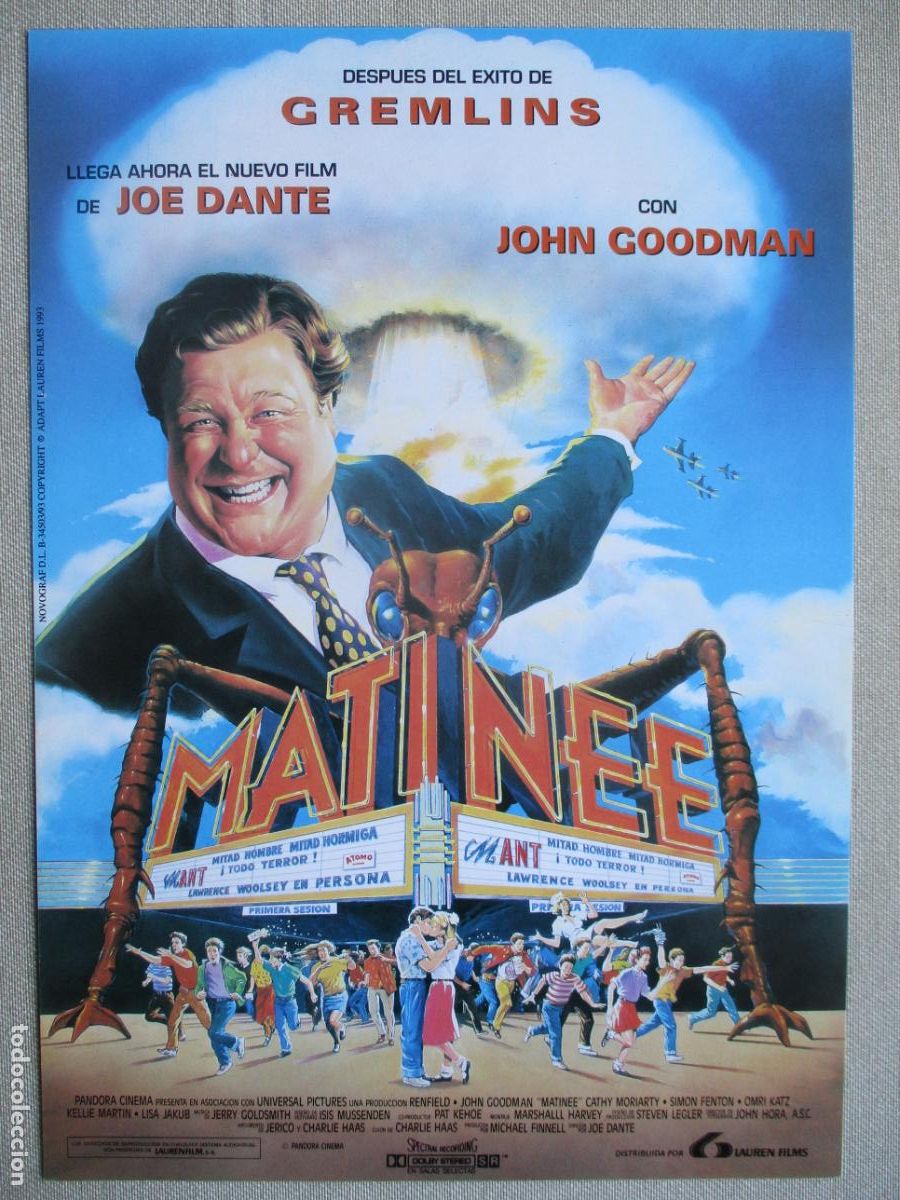 Cinema: MATINEE. GUIA ORIGINAL ESTRENO. PEDIDO MINIMO EN GUIAS 10 EUROS.