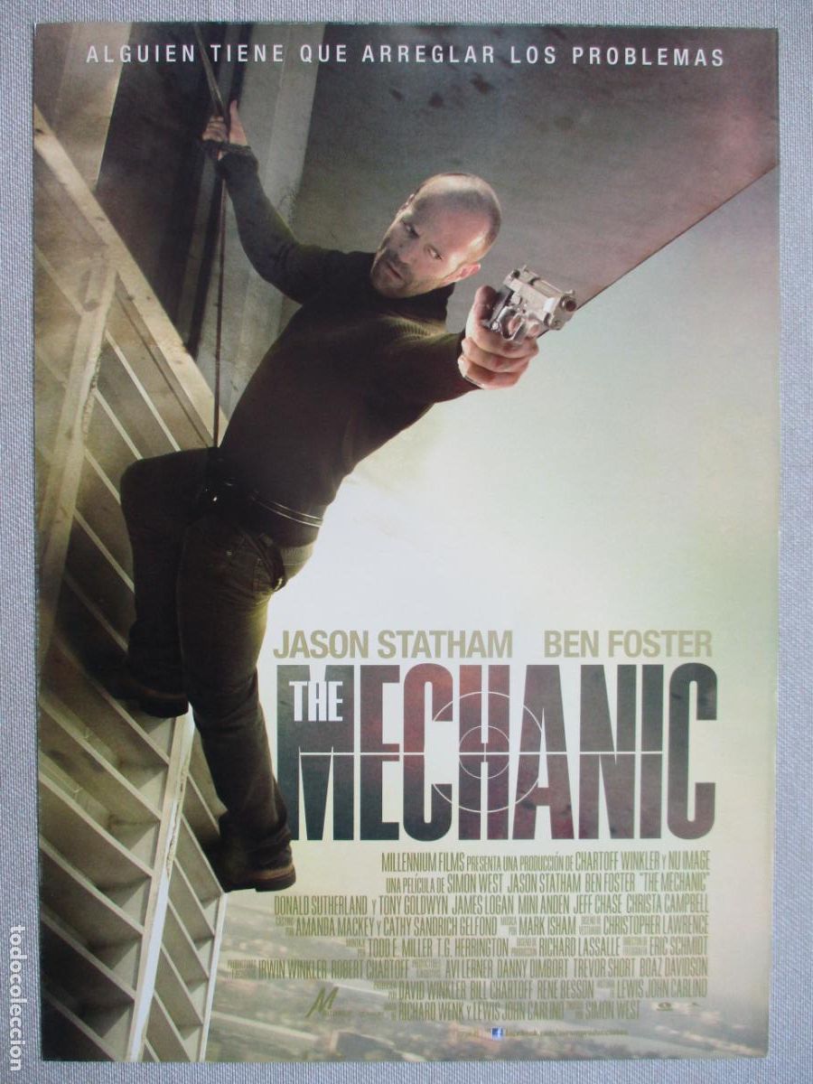 Cinema: THE MECHANIC. GUIA ORIGINAL ESTRENO. PEDIDO MINIMO EN GUIAS 10 EUROS.
