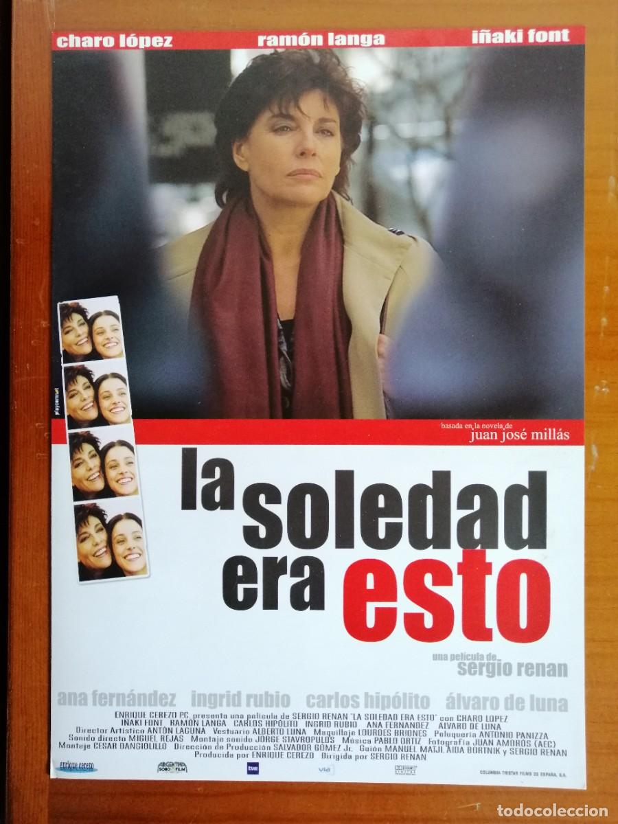 Cinema: G6679 LA SOLEDAD ERA ESTO-DOBLE