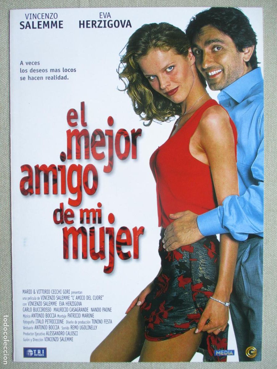 Cinema: EL MEJOR AMIGO DE MI MUJER. GUIA ORIGINAL ESTRENO. PEDIDO MINIMO EN GUIAS 10 EUROS.