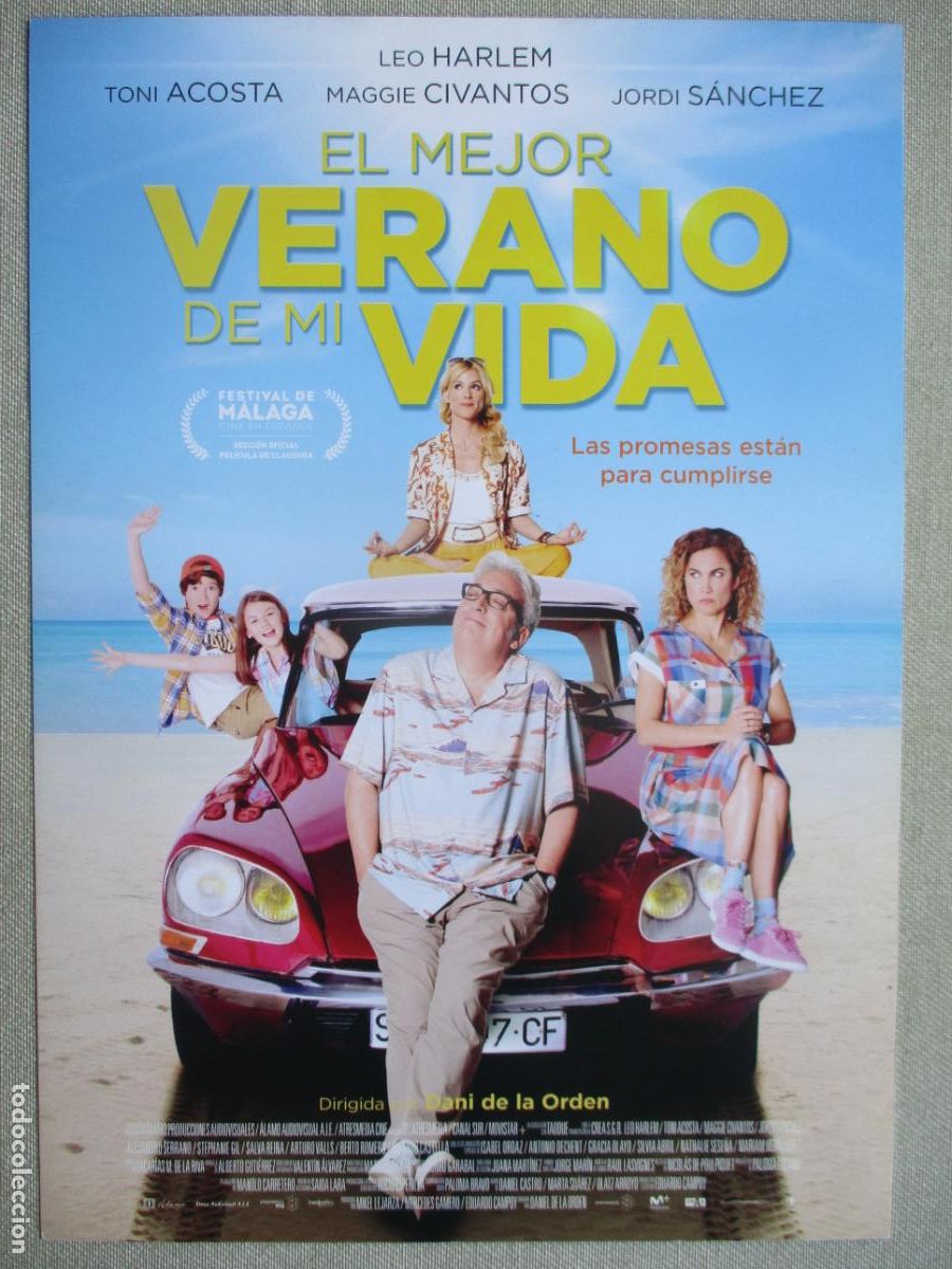Cinema: EL MEJOR VERANO DE MI VIDA. GUIA ORIGINAL ESTRENO. PEDIDO MINIMO EN GUIAS 10 EUROS.