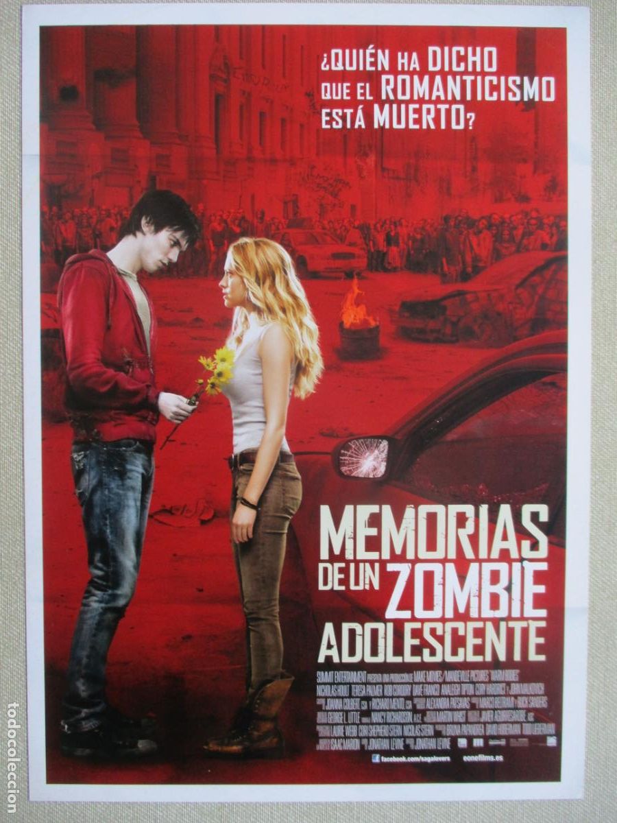 Cinema: MEMORIAS DE UN ZOMBIE ADOLESCENTE. GUIA ORIGINAL ESTRENO. PEDIDO MINIMO EN GUIAS 10 EUROS.