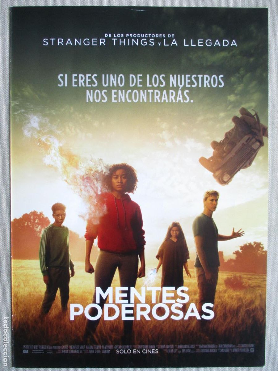 Cinema: MENTES PODEROSAS. GUIA ORIGINAL ESTRENO. PEDIDO MINIMO EN GUIAS 10 EUROS.